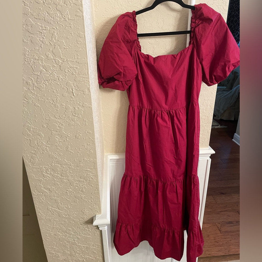 Red dress